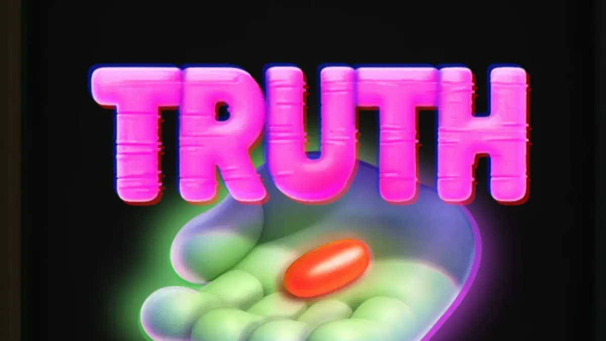 Tampilan layar slot Truth dengan tema bunker konspirasi retro